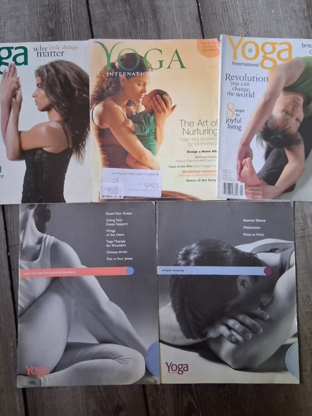Yoga Magazine LOT 3 Issues plus inserts